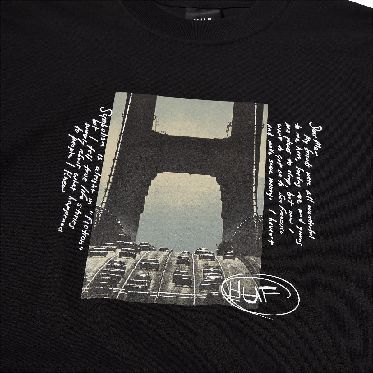 HUF Bridges T-Shirt - Black image 2