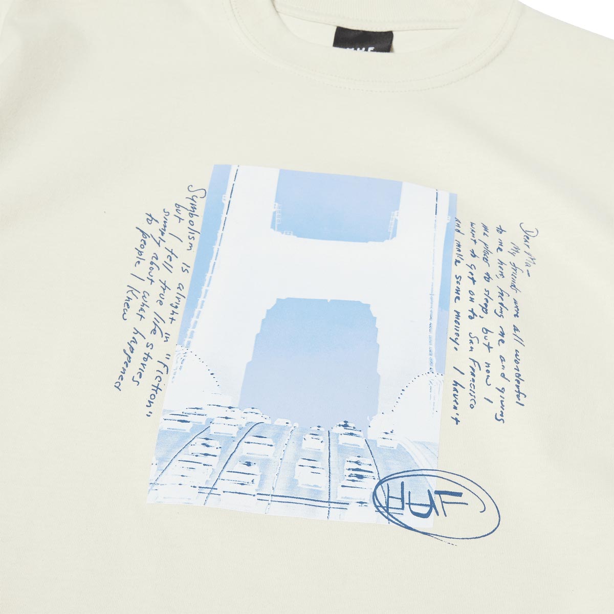 HUF Bridges T-Shirt - Bone image 2