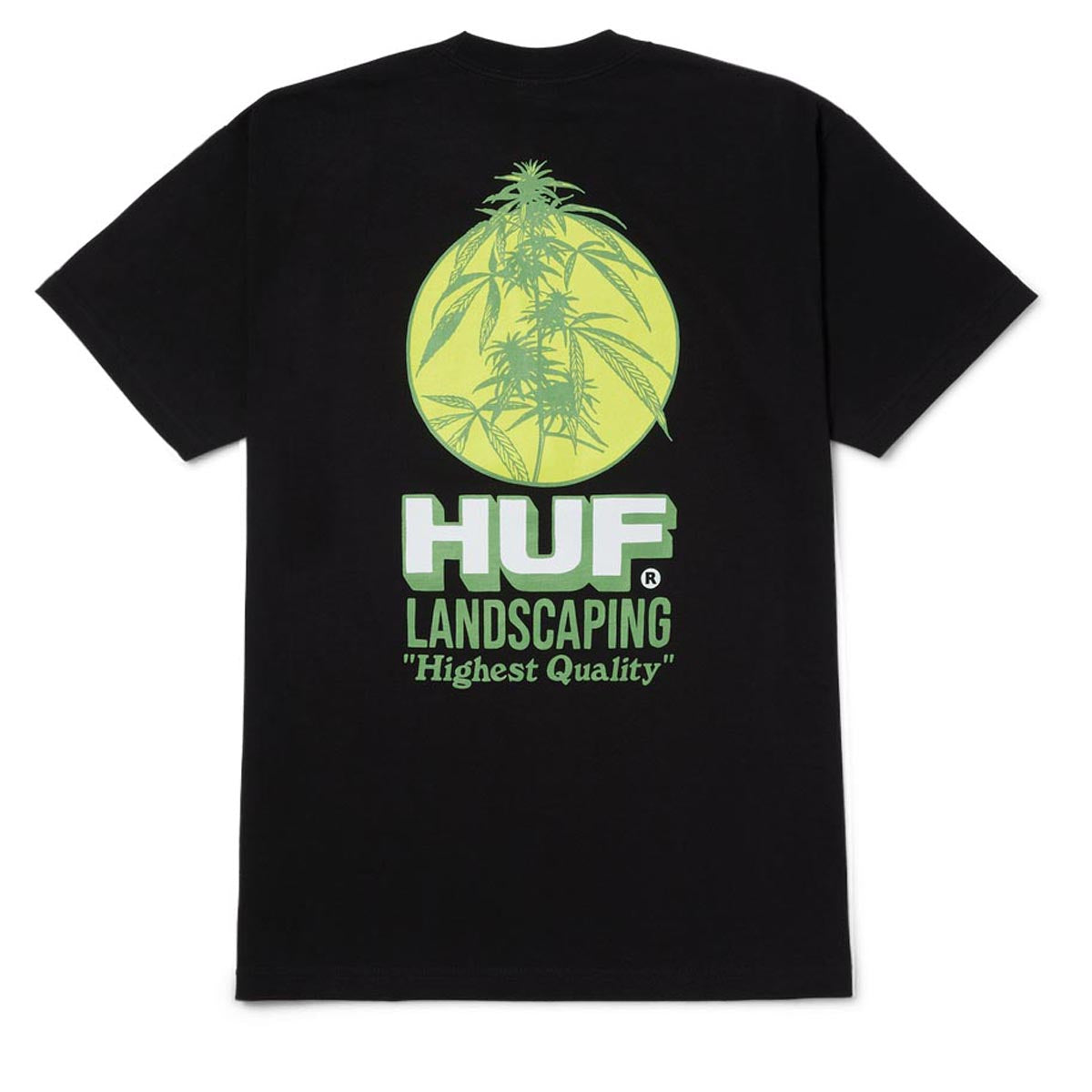 HUF Landscaping T-Shirt - Black image 1