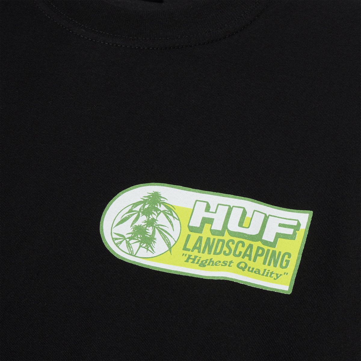 HUF Landscaping T-Shirt - Black image 3