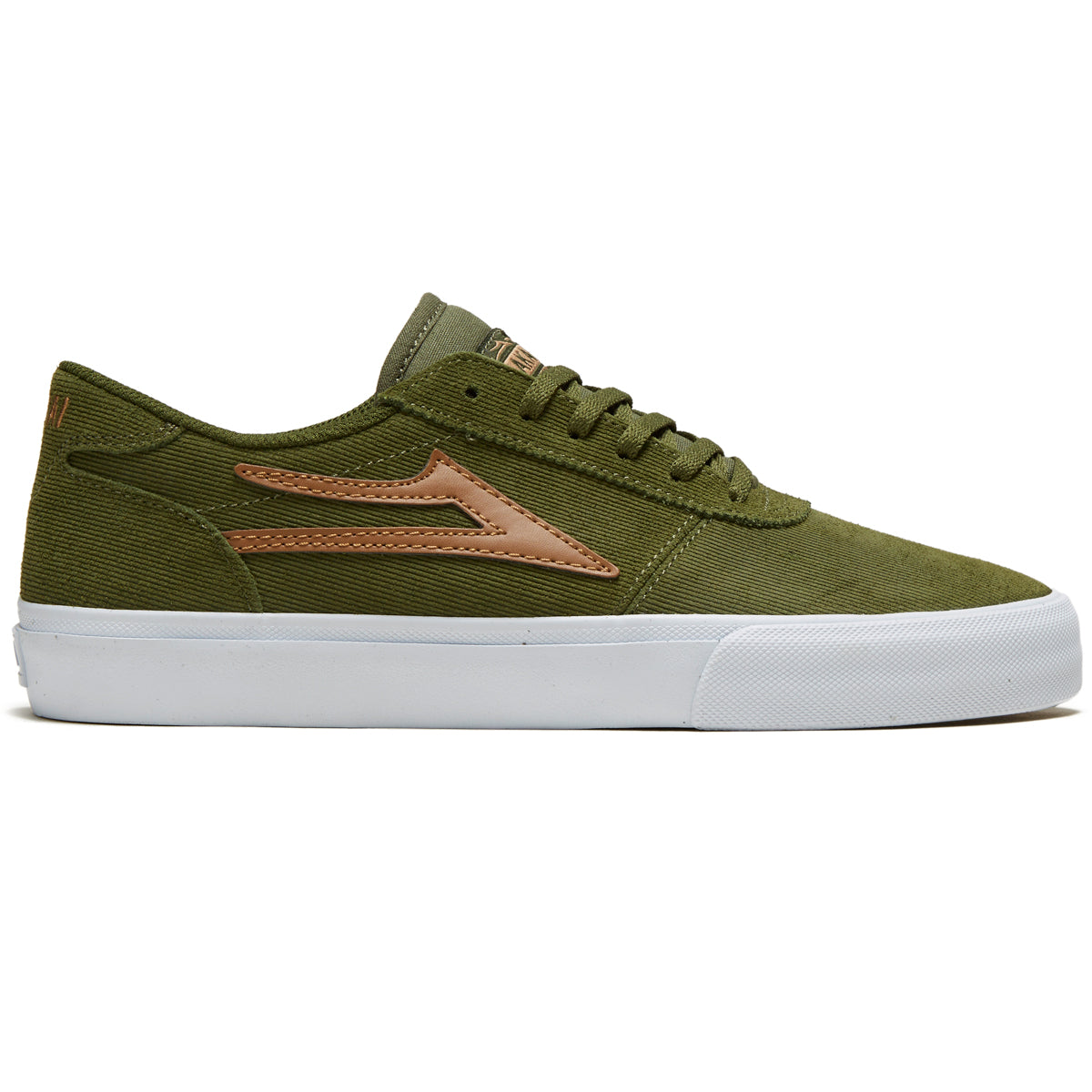 Lakai Manchester Shoes - Olive Cord Suede image 1