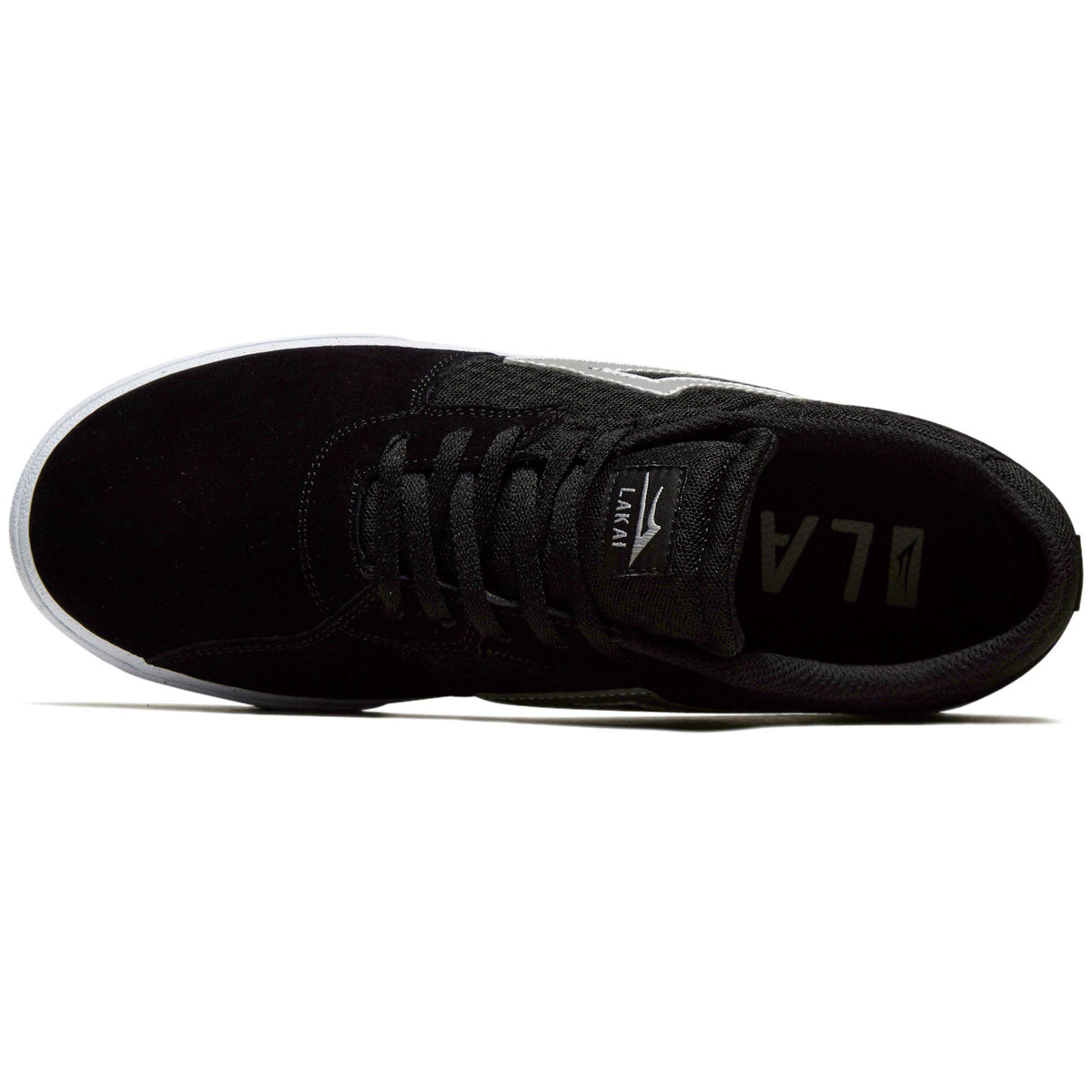 Lakai Cardiff Shoes - Black/White Suede image 3