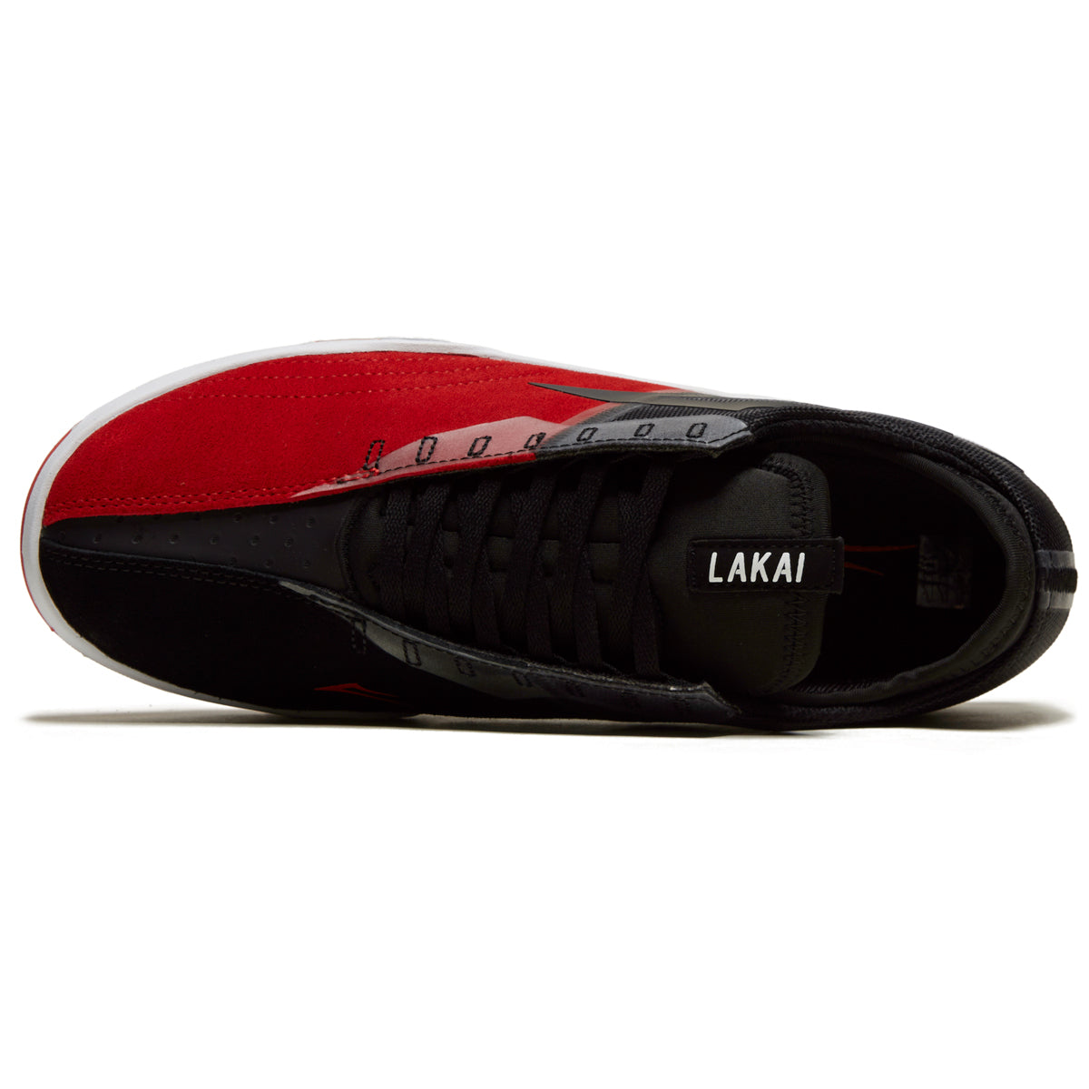 Lakai MOD Shoes - Black/Red Suede image 3