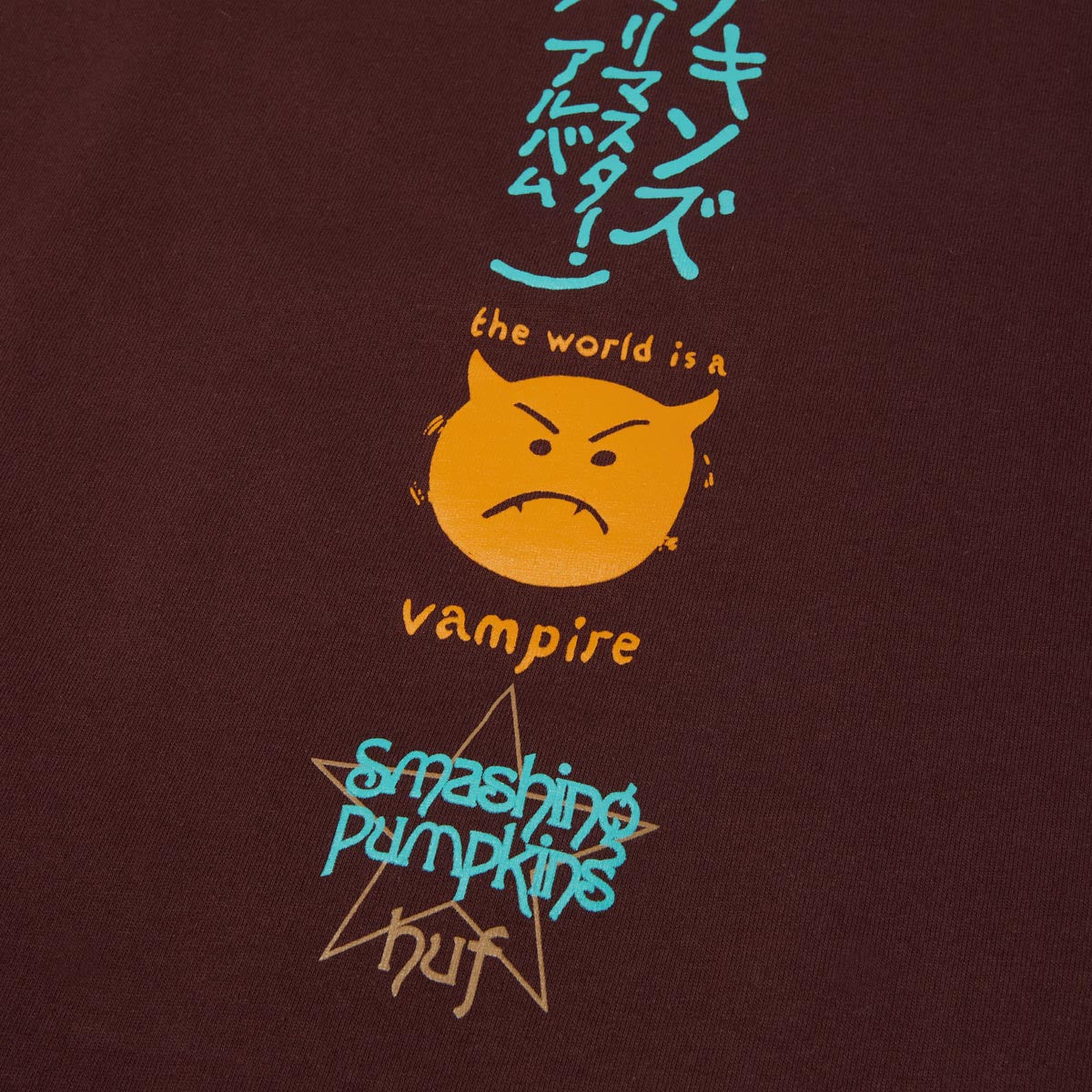 Huf x Smashing Pumpkins Gish Reissue T-Shirt - Eggplant image 4