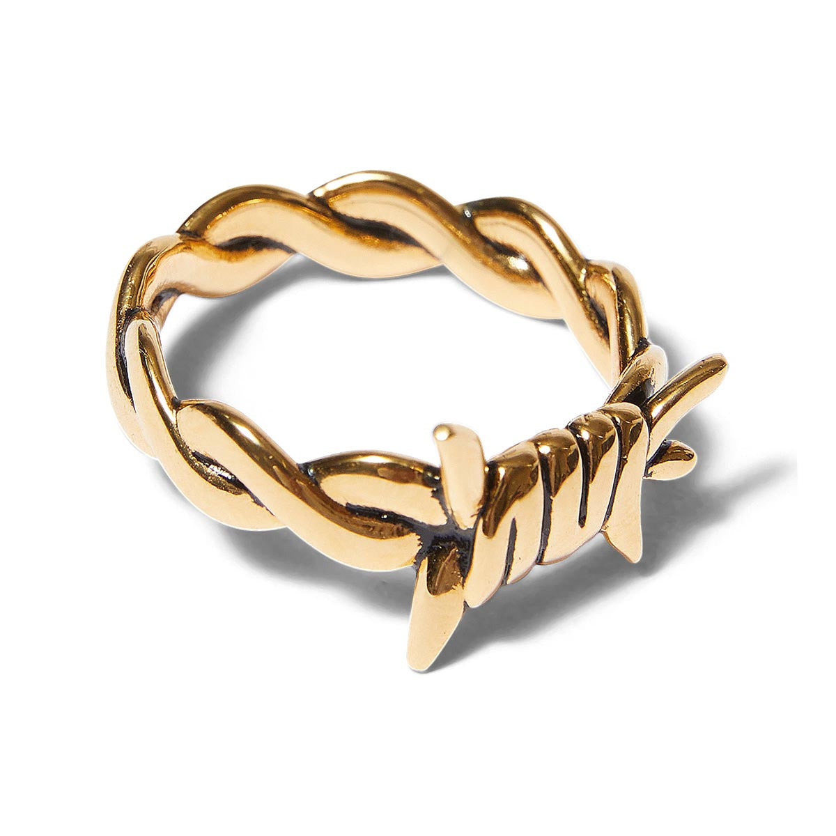 HUF Barbed Wire Ring - Gold image 1