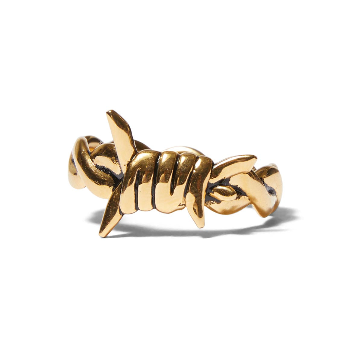 HUF Barbed Wire Ring - Gold image 2