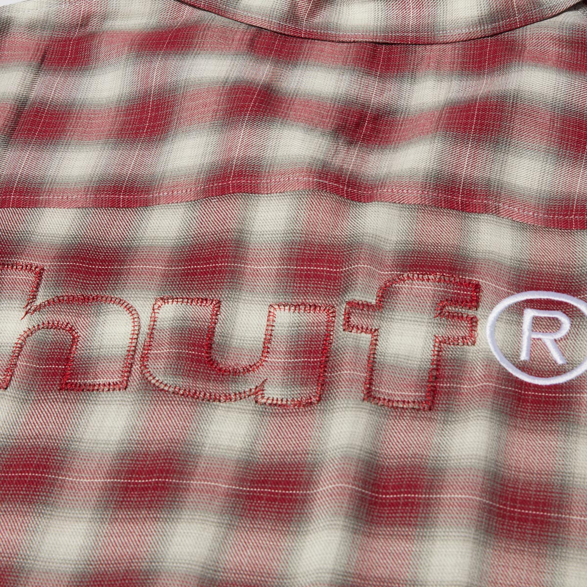 HUF Ombre Work Shirt - Crimson image 3