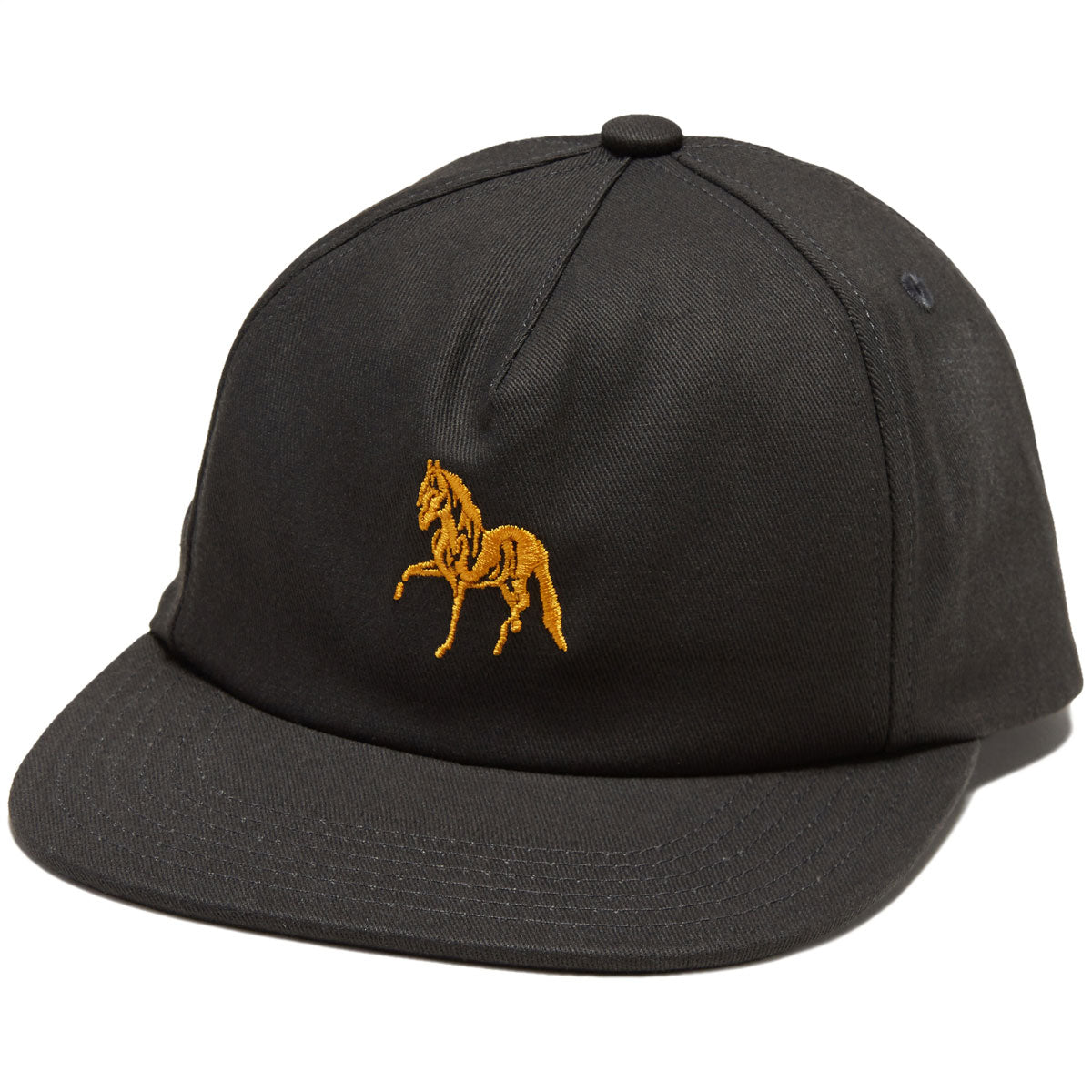 HUF Small Horse Snapback Hat - Black image 1
