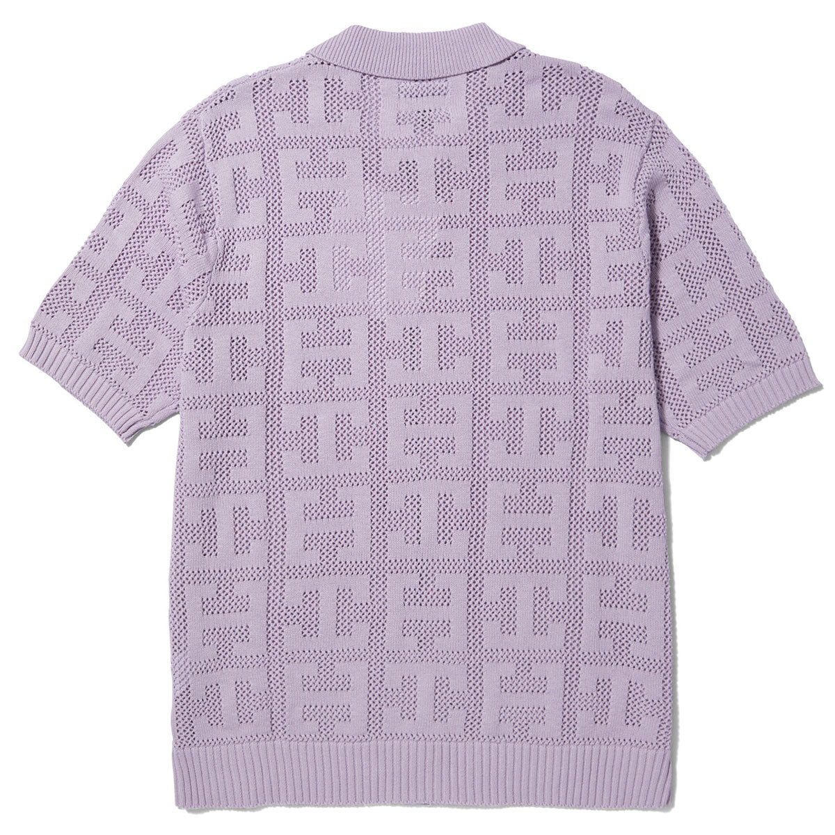 HUF Monogram Jacquard Zip Sweater - Lavender image 2