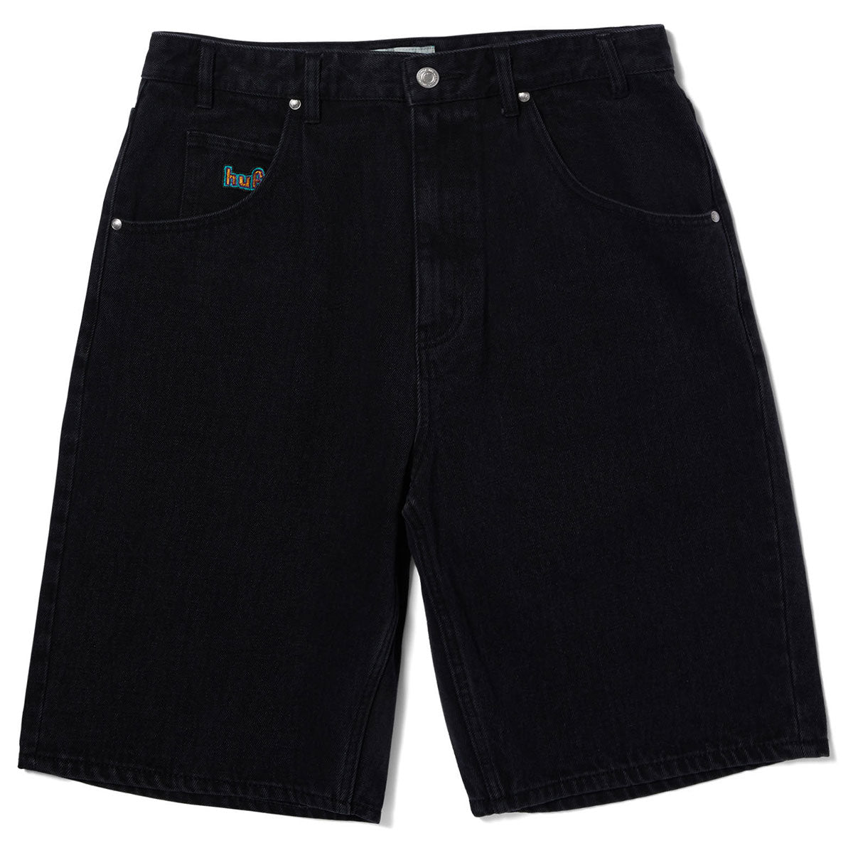 HUF Cromer Shorts - Washed Black image 1