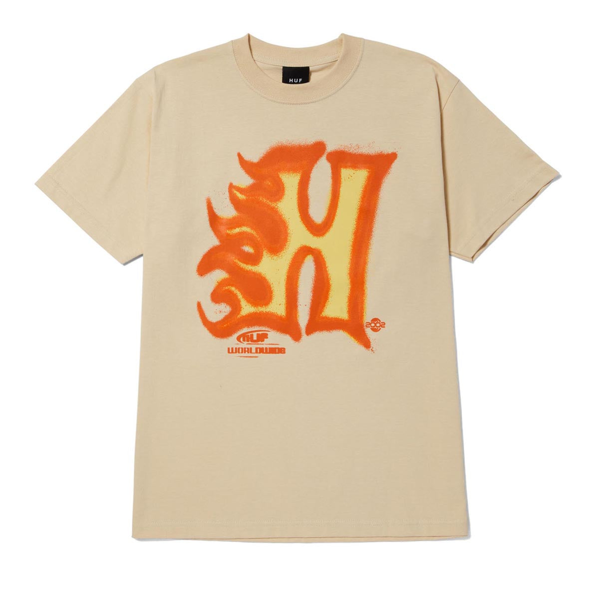 HUF Heat Wave T-Shirt - Wheat image 1