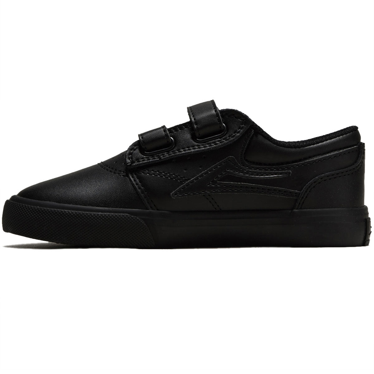 Lakai Youth Griffin Shoes - Black/Black Leather image 2