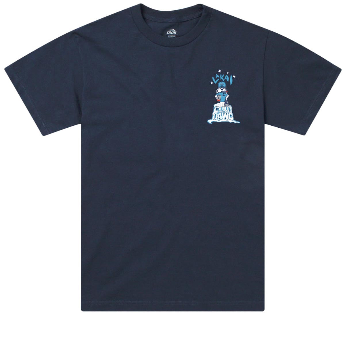 Lakai Cold Dawg T-Shirt - Navy image 1
