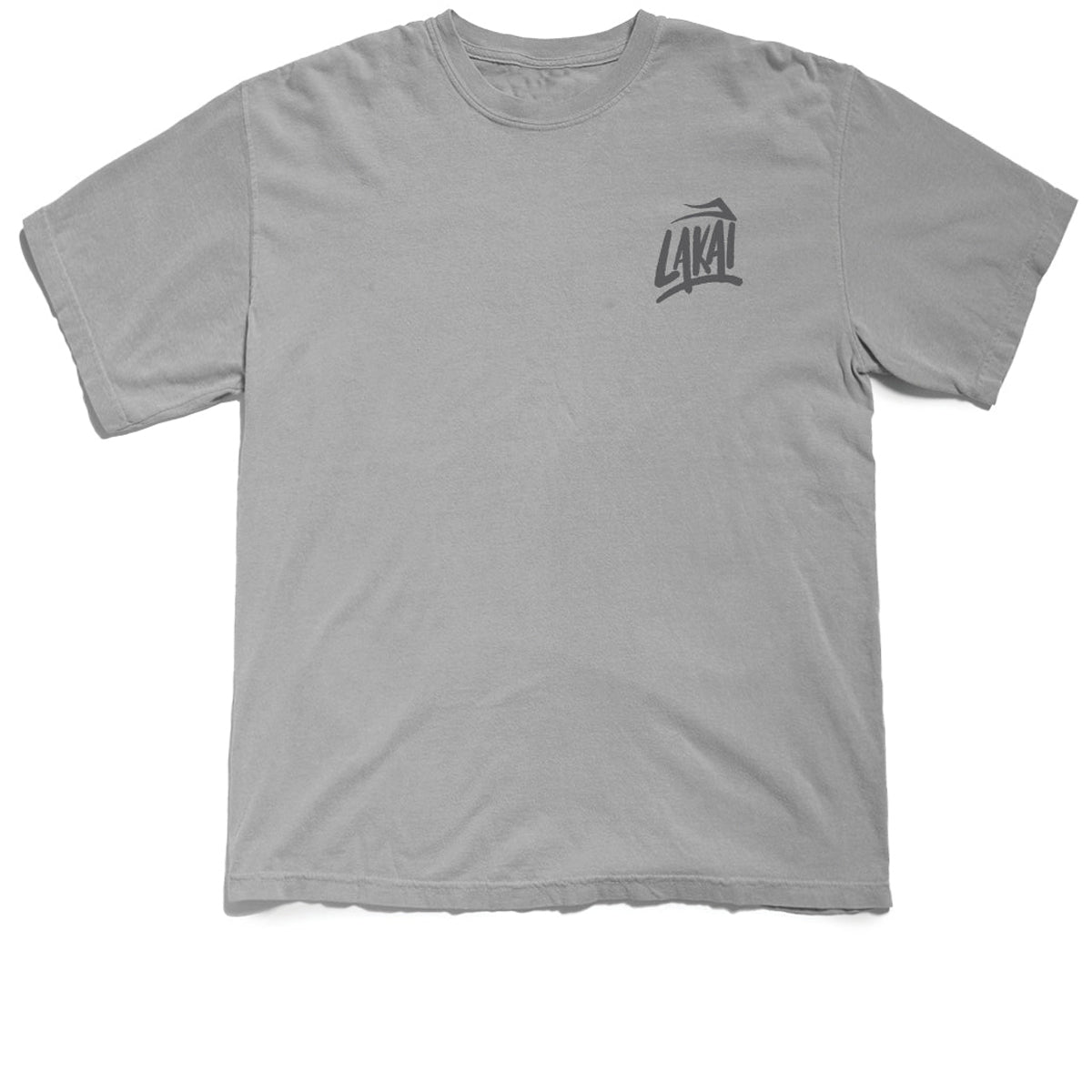 Lakai Brush Garment Dyed T-Shirt - Charcoal image 1