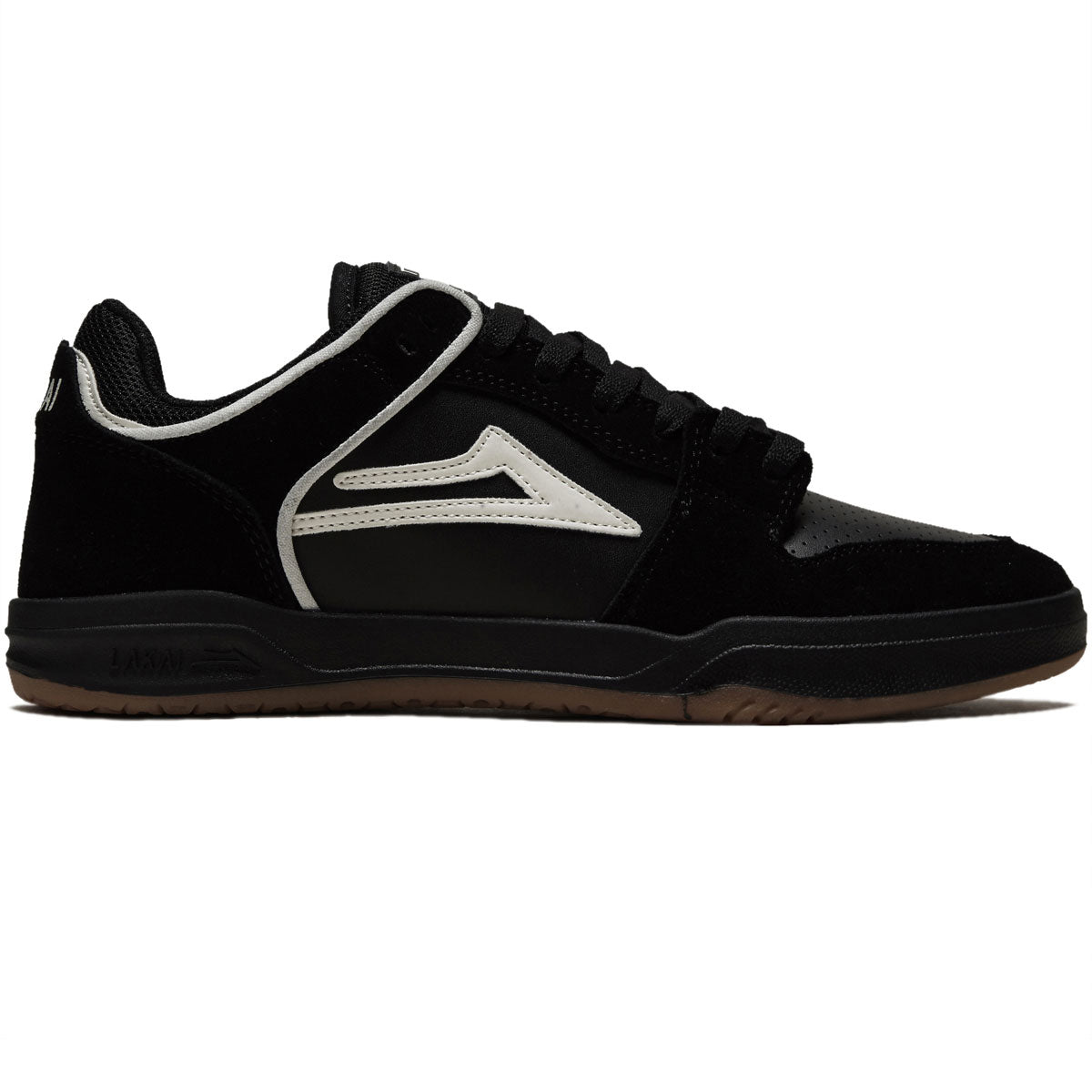Lakai Telford Low Shoes - Black/Glow Suede image 1