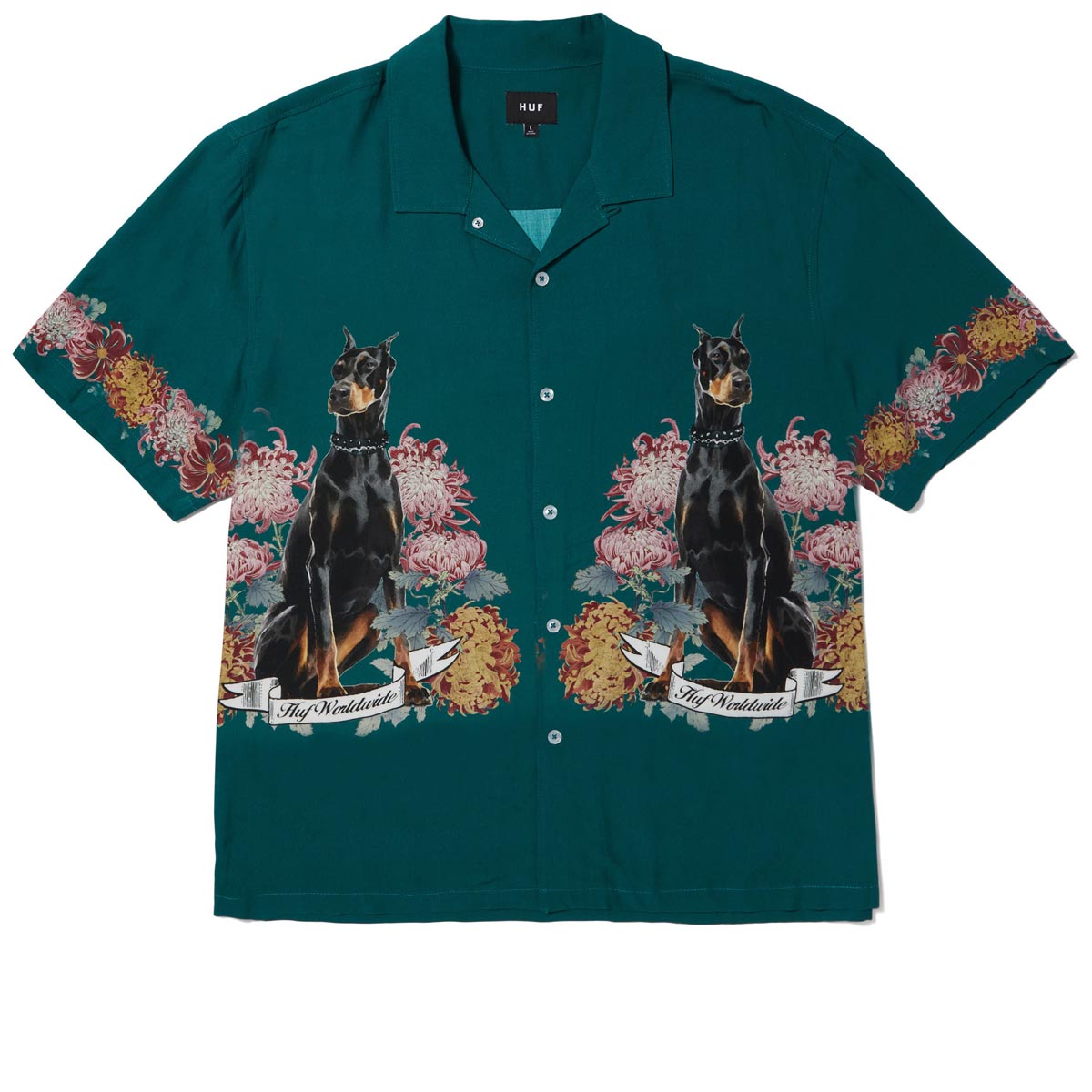 HUF Best Boys Resort Shirt - Pine image 1