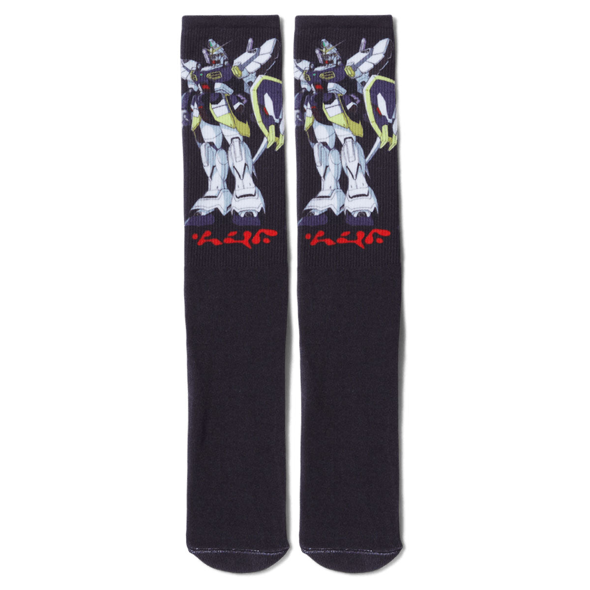HUF x Mobile Suite Gundam Sandrock Crew Socks - Black image 2