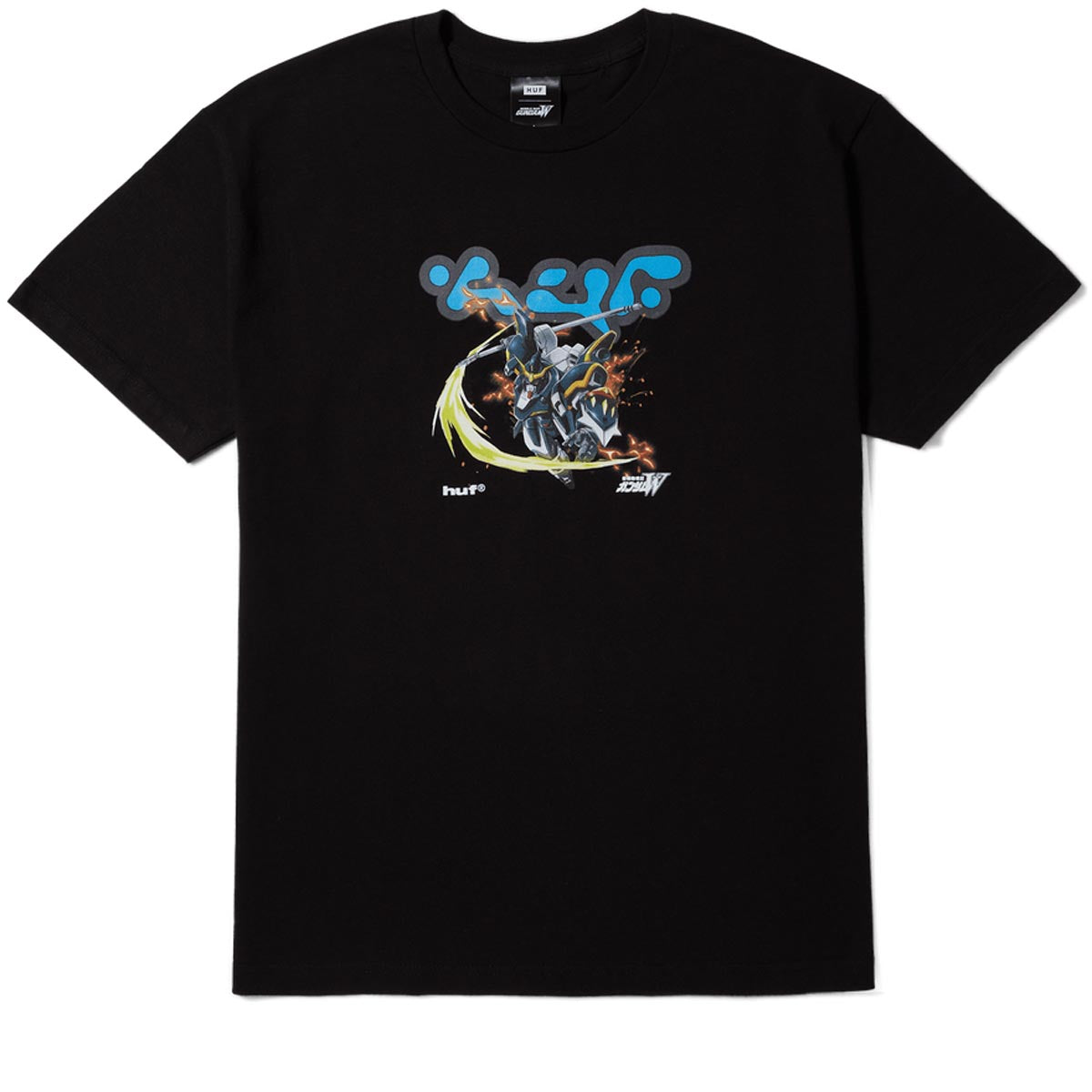 HUF x Mobile Suite Gundam Deathscythe T-Shirt - Black image 1
