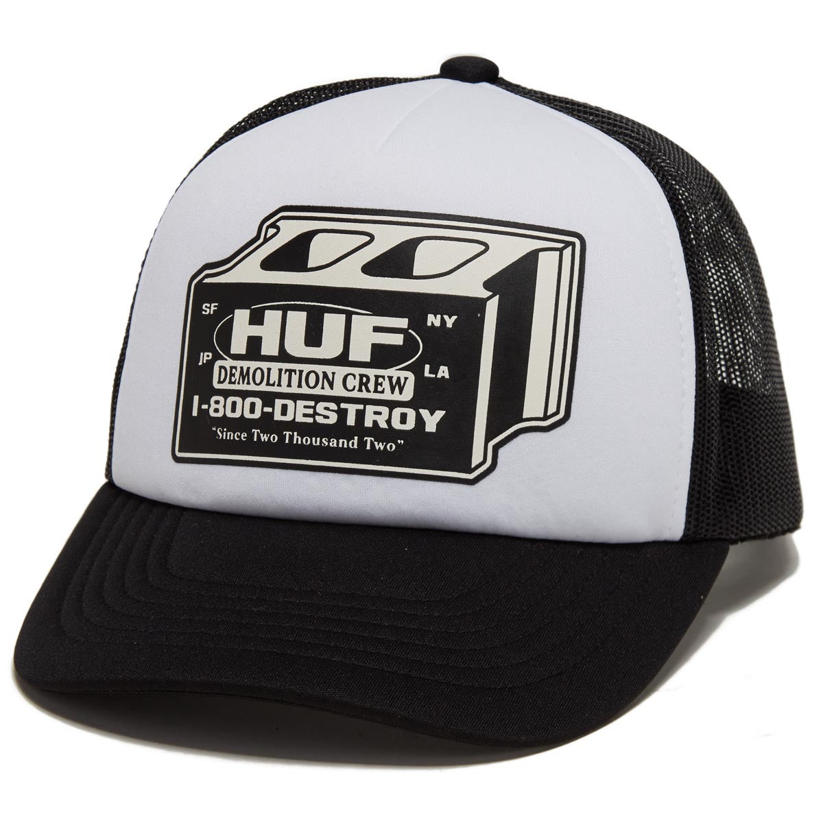 HUF Demolition Crew Trucker Hat - Black image 1