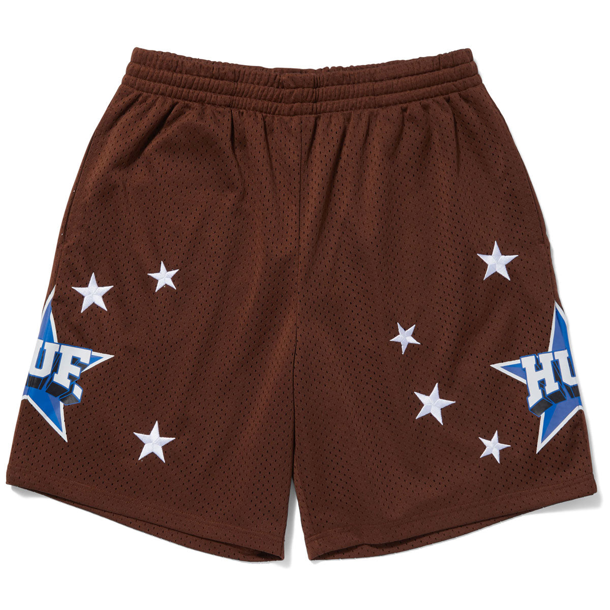 HUF All Star Basketball Shorts - Brown image 1