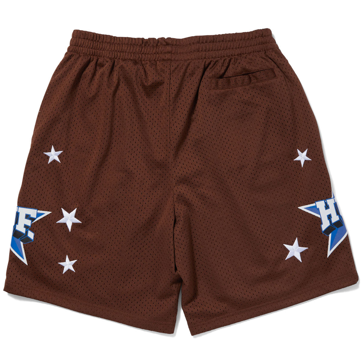 HUF All Star Basketball Shorts - Brown image 2