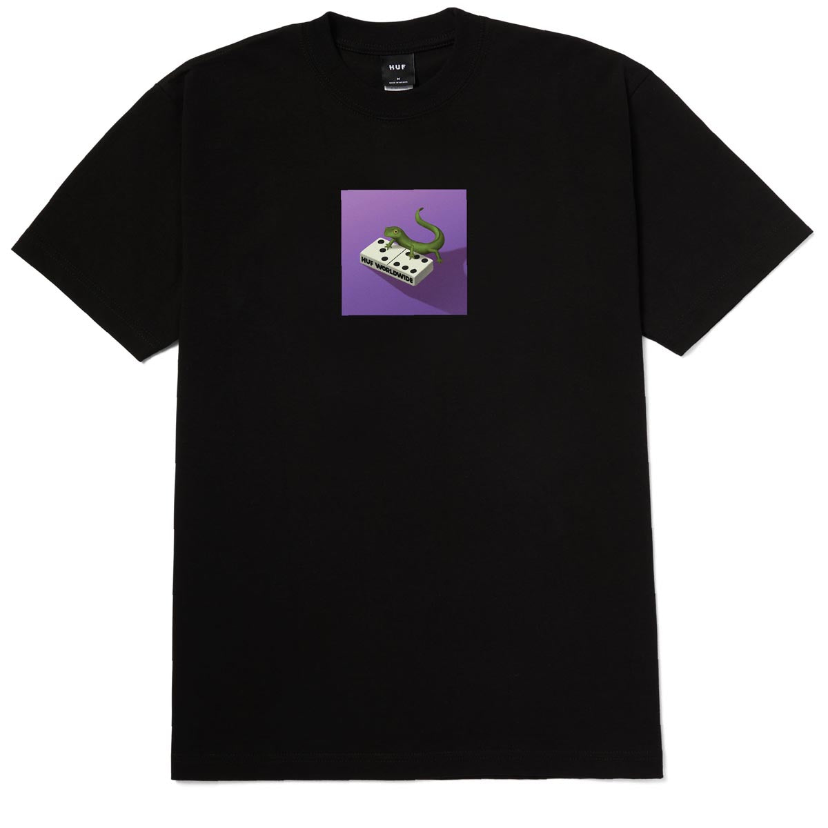 HUF Gecko T-Shirt - Black image 1
