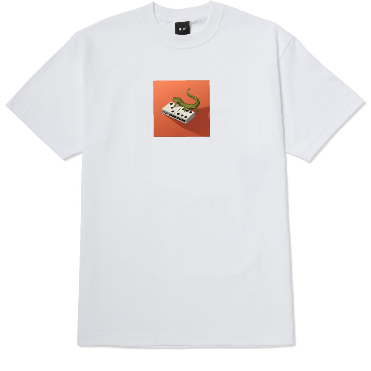 HUF Gecko T-Shirt - White image 1
