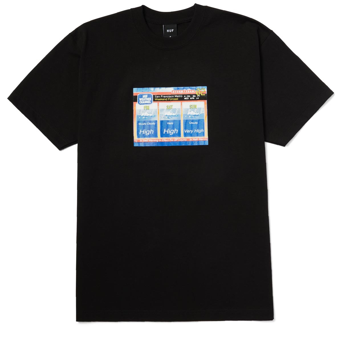 HUF Forecast T-Shirt - Black image 1