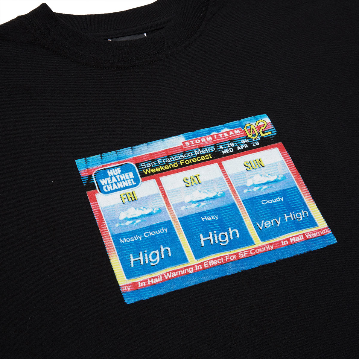HUF Forecast T-Shirt - Black image 2