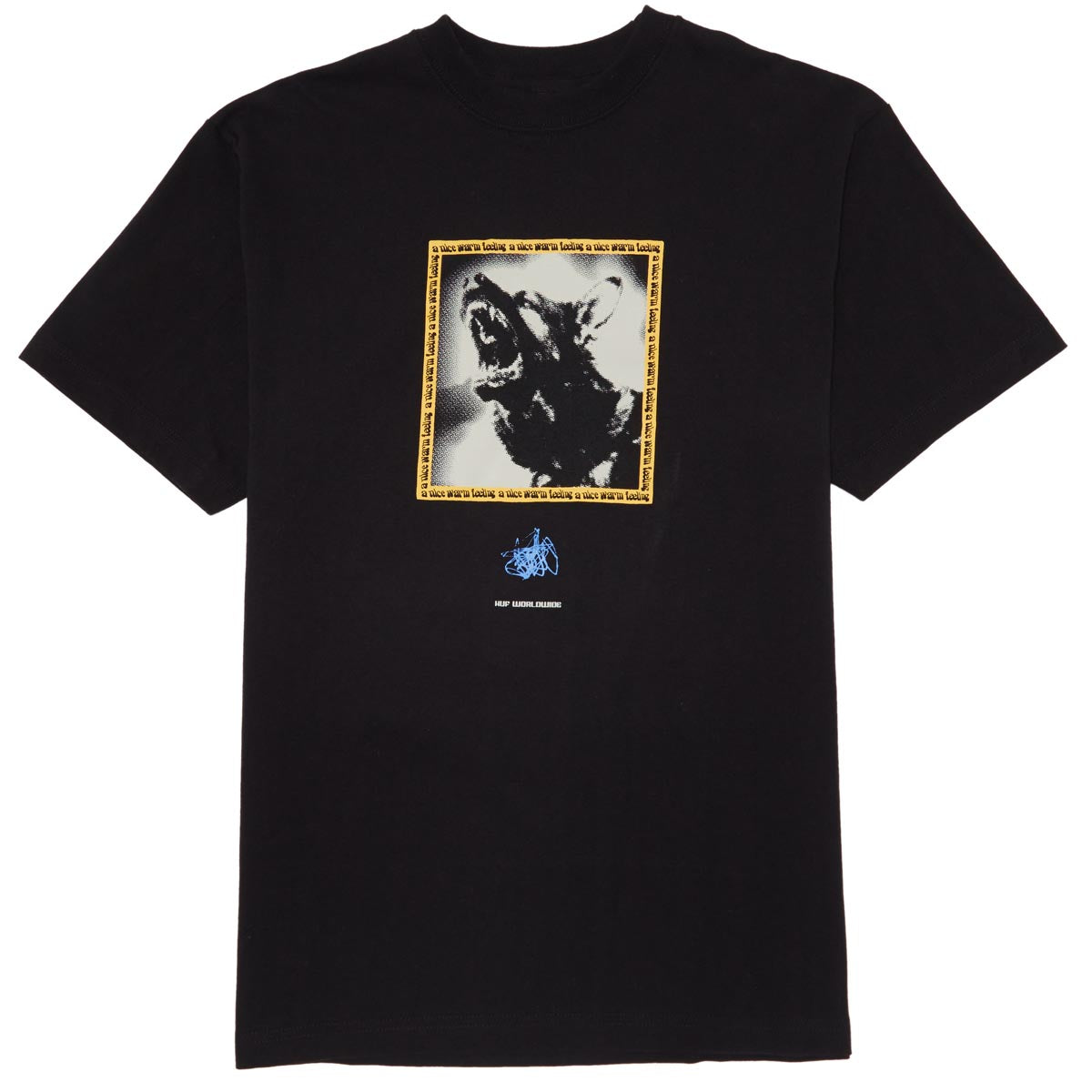 HUF Beware T-Shirt - Black image 1