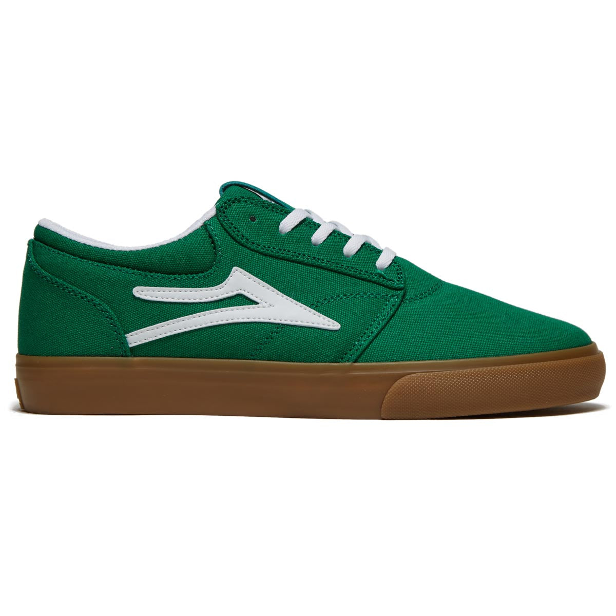 Lakai Griffin Shoes - Green/Gum Canvas image 1
