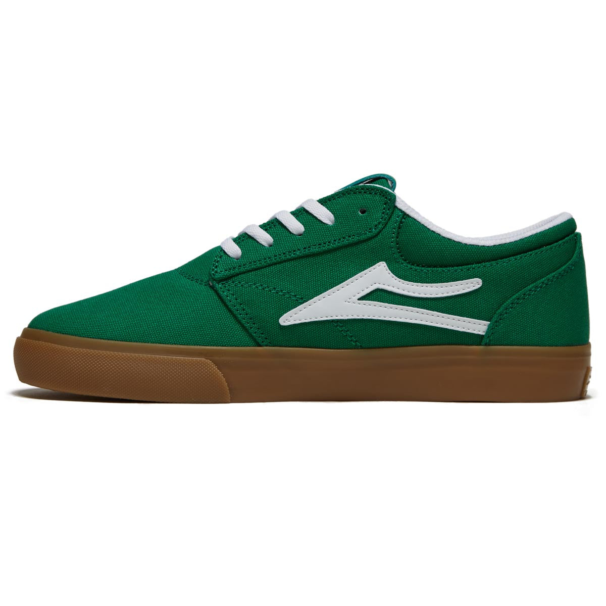 Lakai Griffin Shoes - Green/Gum Canvas image 2