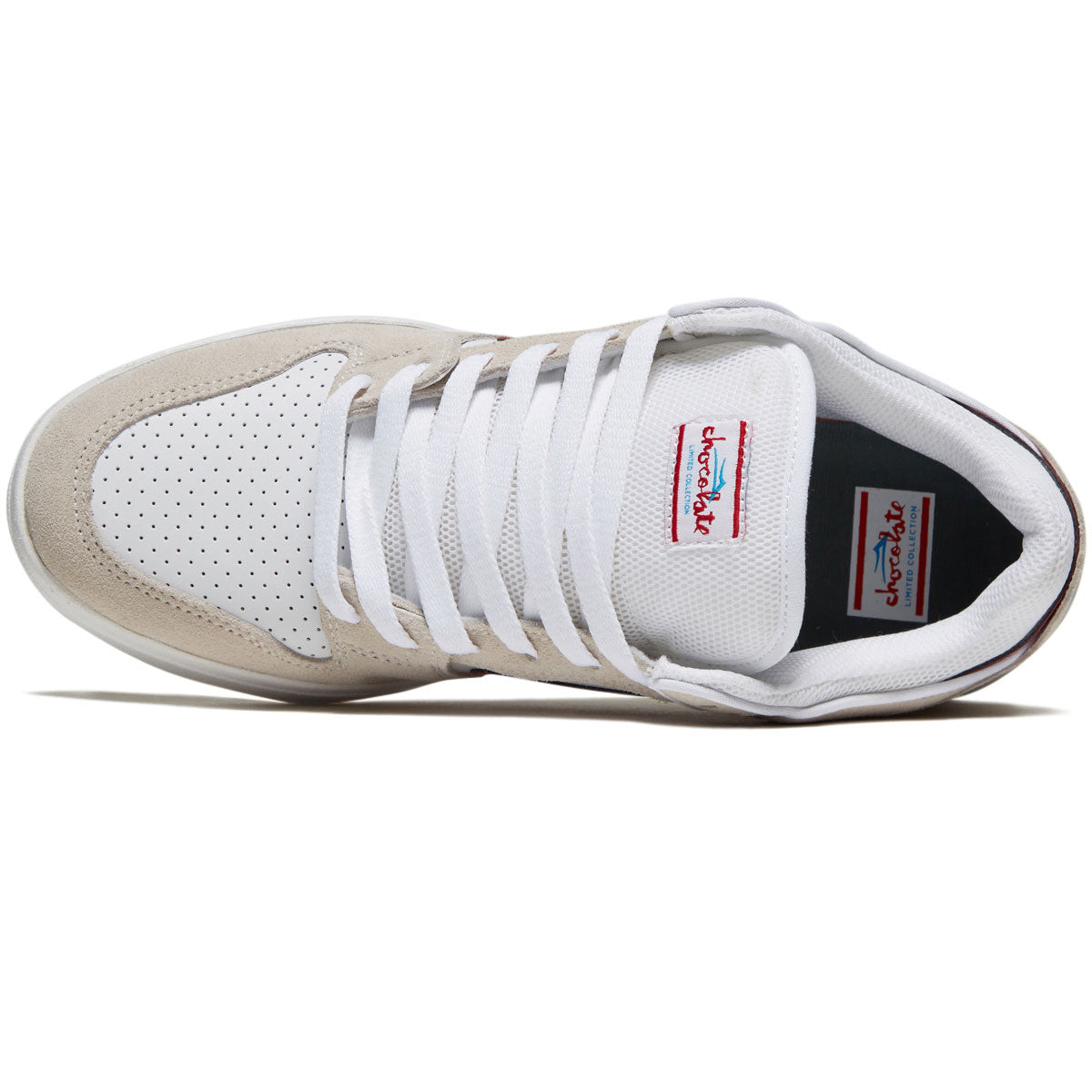 Lakai x Chocolate Telford Low Shoes - White/Red image 3