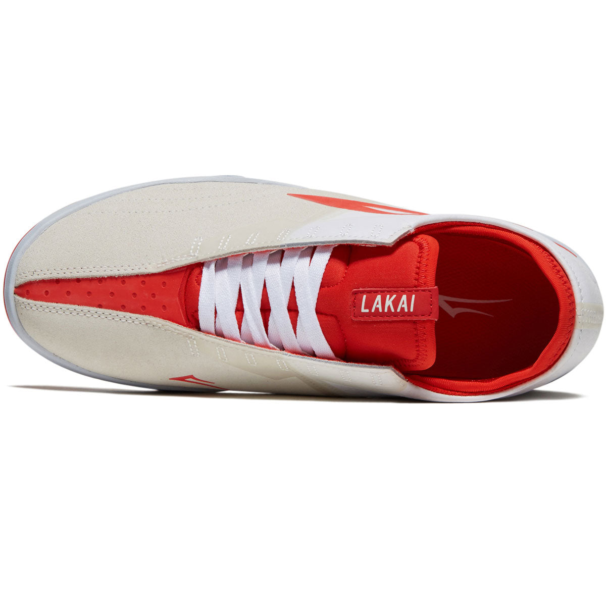Lakai Mod Shoes - White/Flame Suede image 3