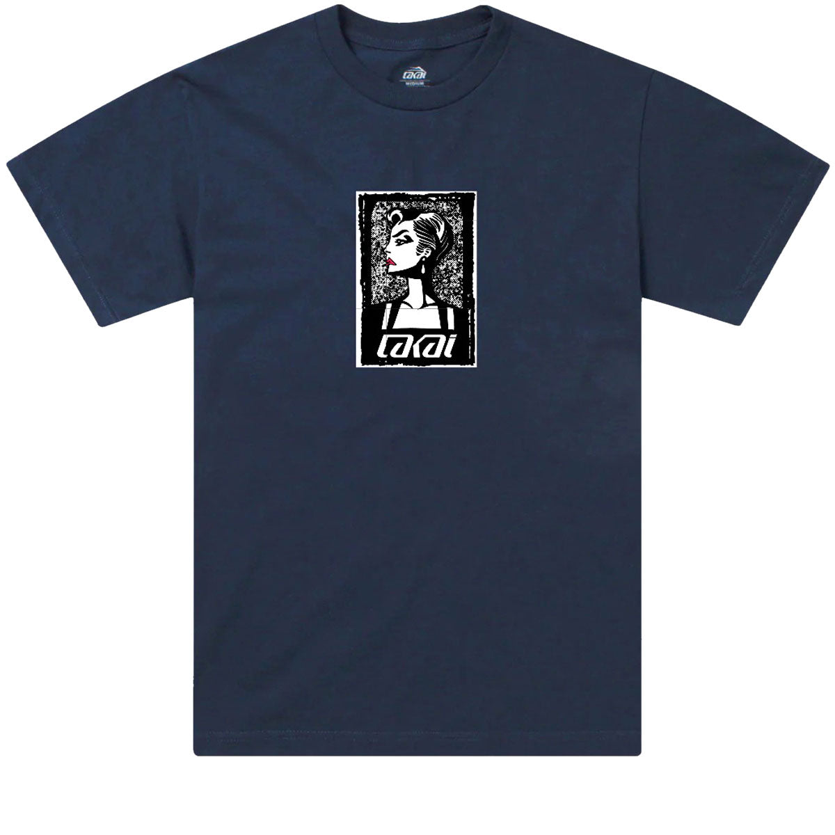 Lakai Nouveau T-Shirt - Navy image 1