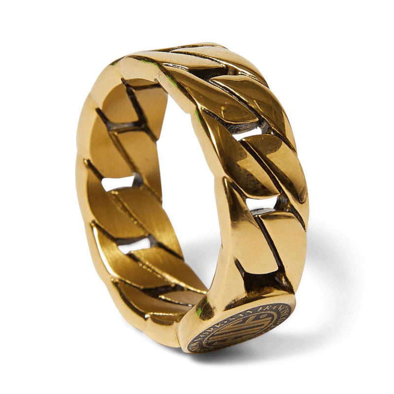 Huf Regional Cuban Link Ring - Gold