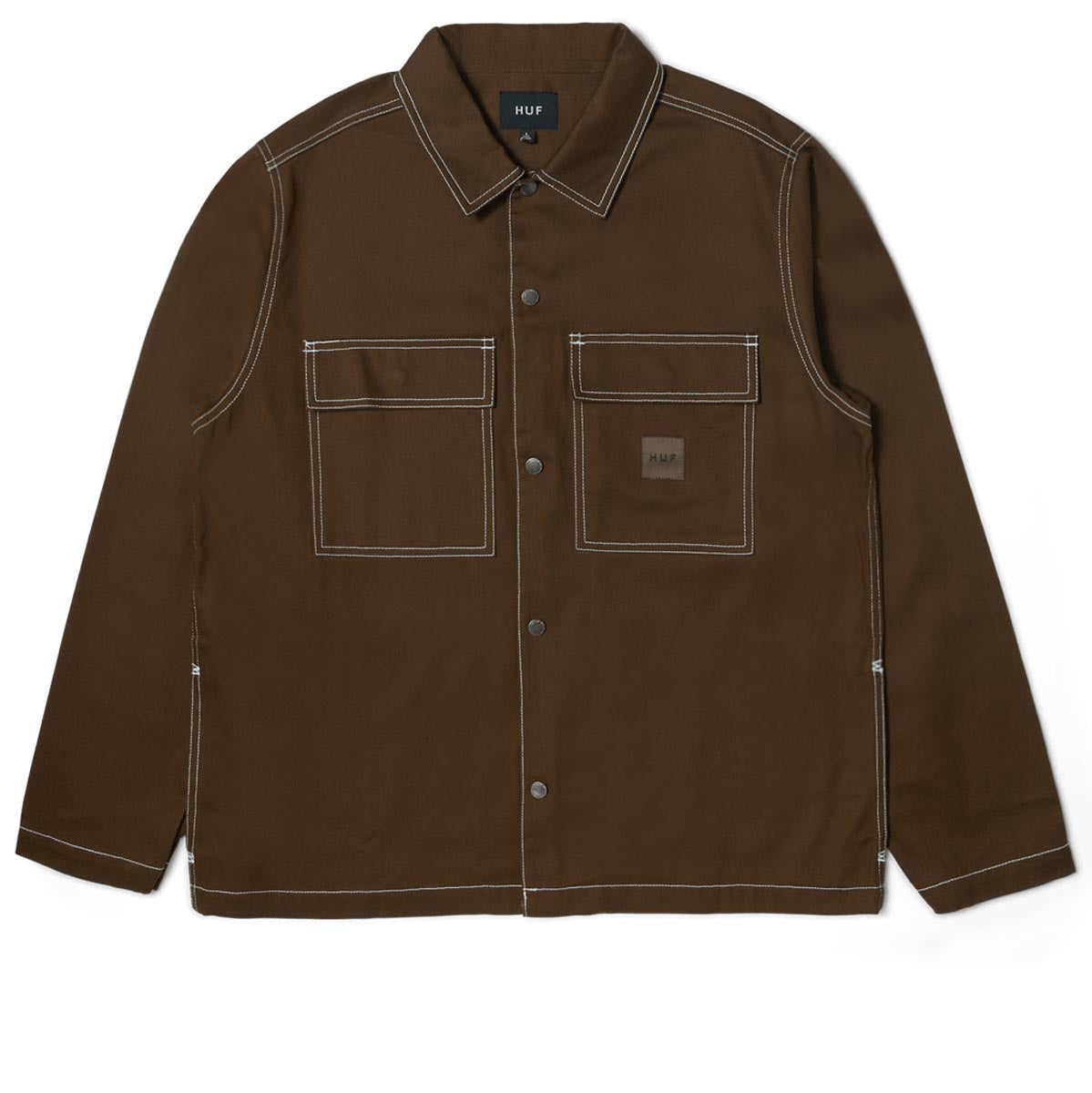 Huf Mason Shacket Jacket - Espresso image 2