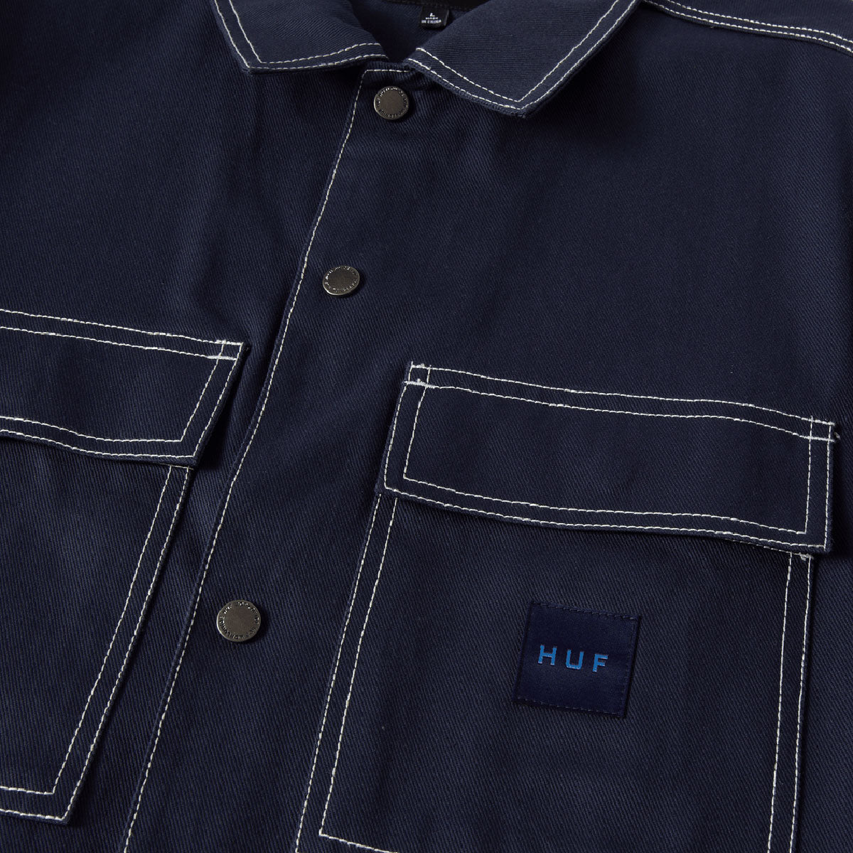 Huf Mason Shacket Jacket - Navy image 4