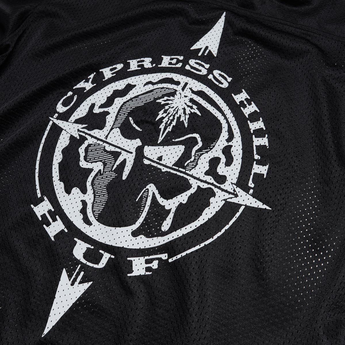 Huf x Cypress Hill Compass Mesh Jersey - Black image 2