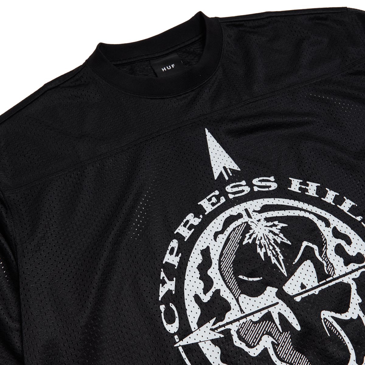Huf x Cypress Hill Compass Mesh Jersey - Black image 3