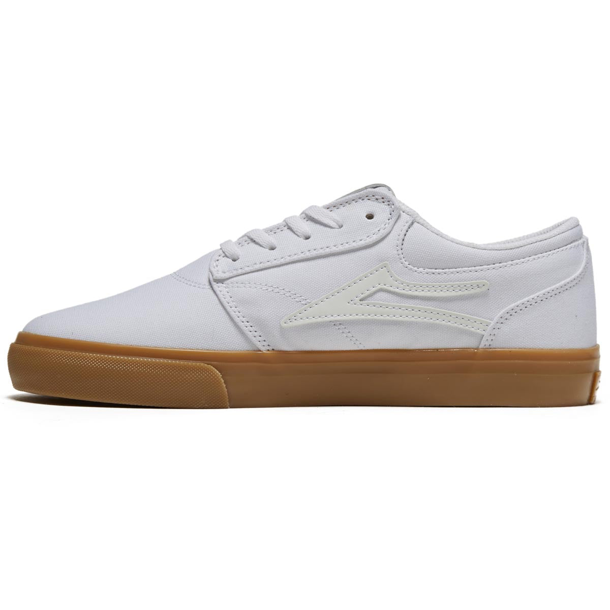 Lakai Griffin Shoes - White/Gum Canvas image 2