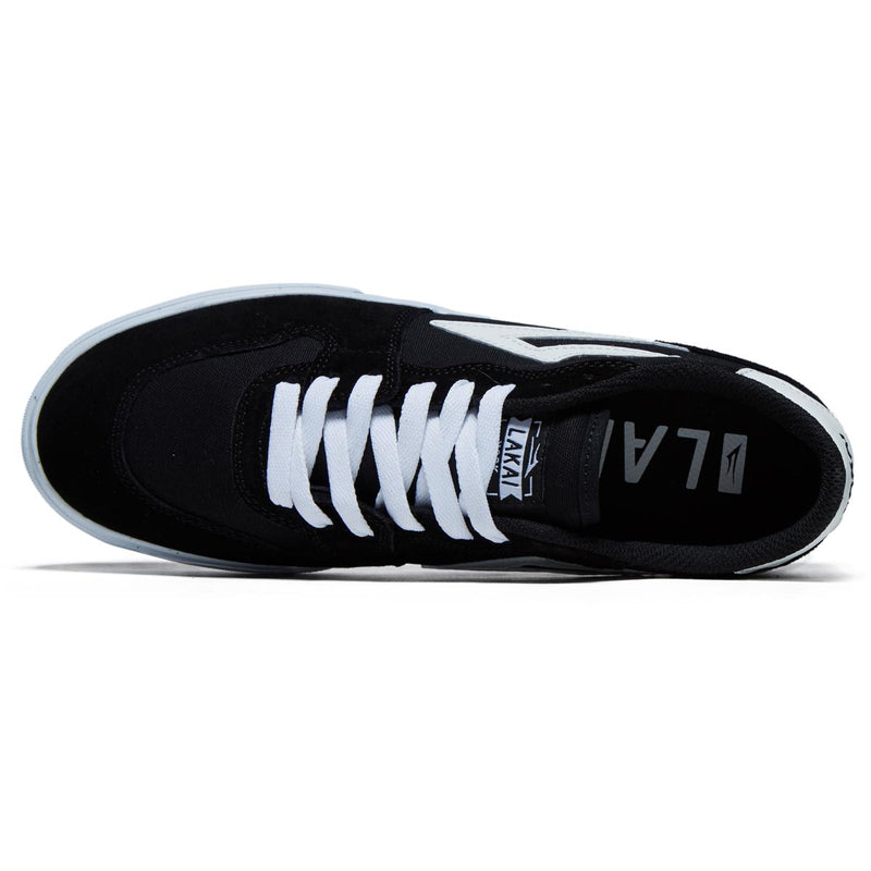 Lakai York Shoes - Black/White Suede