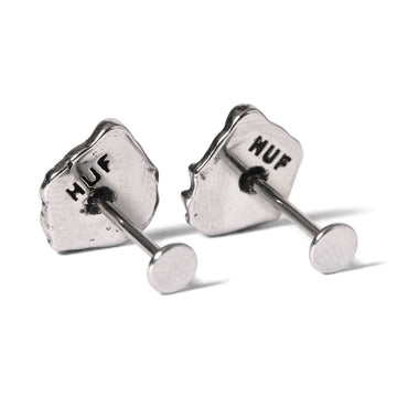 HUF Big Dawg Earrings - Silver