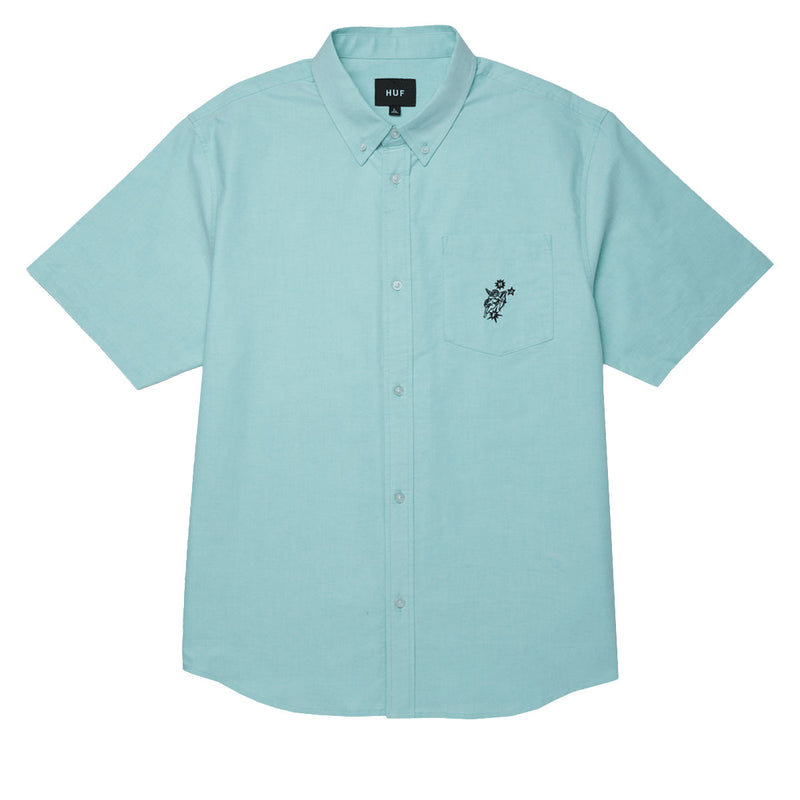 HUF Icarus Oxford Shirt - Diffused Jade