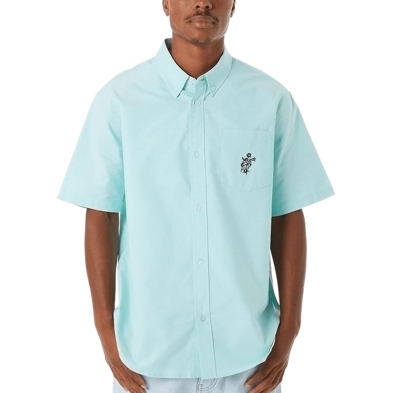 HUF Icarus Oxford Shirt - Diffused Jade