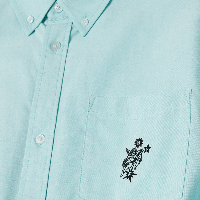 HUF Icarus Oxford Shirt - Diffused Jade