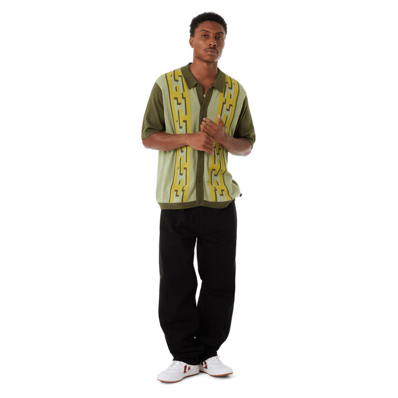 HUF Pillar Knit Sweater - Moss