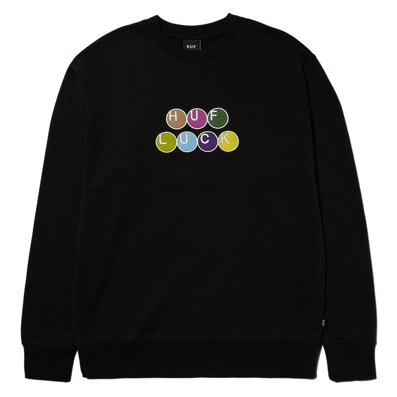 HUF Lucky Crewneck Sweatshirt - Black