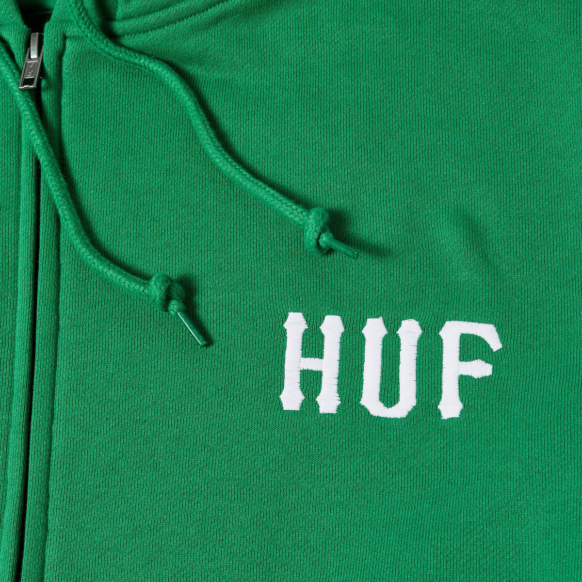 HUF Set Classic Logo Full Zip Hoodie - Clover