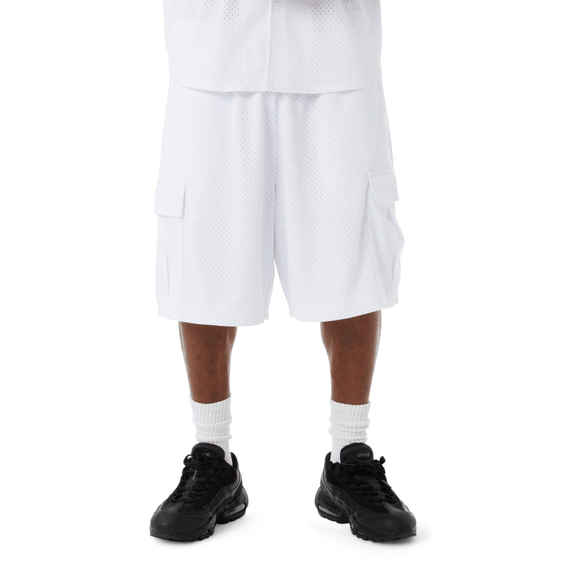 HUF Arch Mesh Cargo Shorts - White